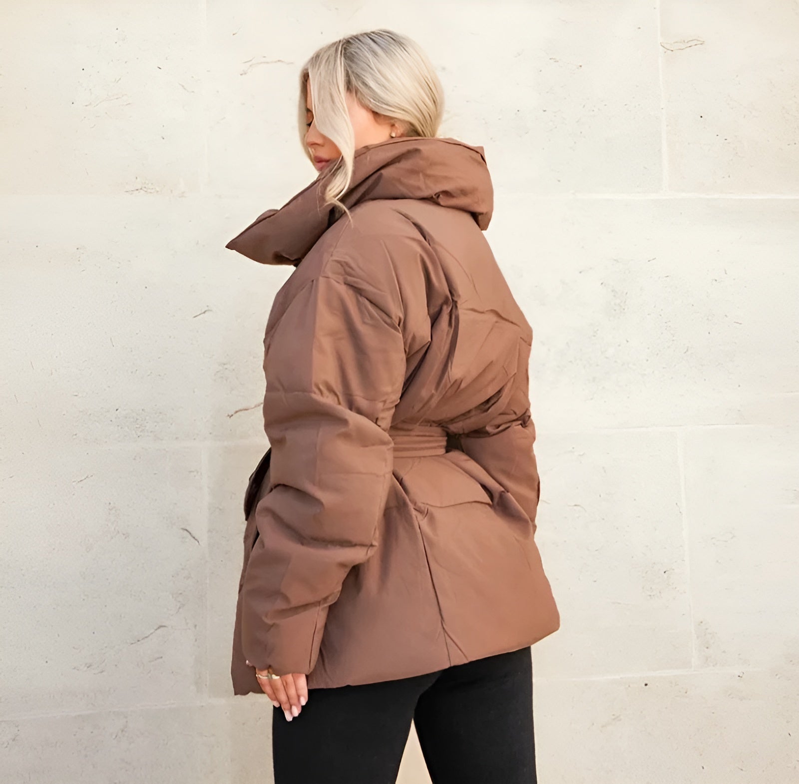 Florella | Belted Puffer Coat